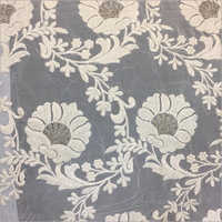 Printed Georgette Fabric - 44 Inches Wide, 120 Gsm, Gray | Customizable Prints, Durable, Easy To Drape, Elegant Designs, Soft Texture