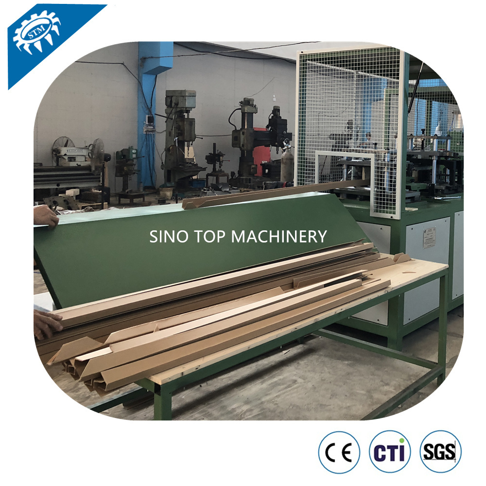 Automatic U shape and flat board edge protector machine