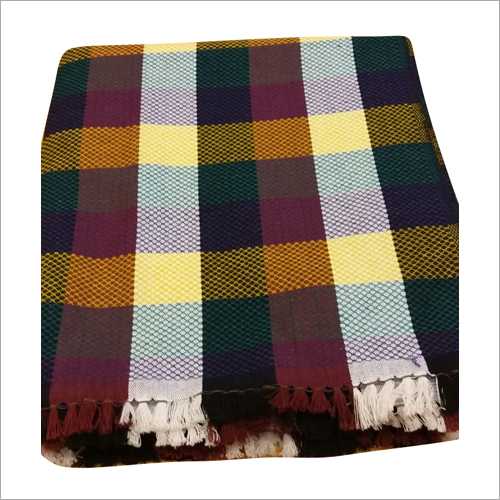 Multicolor Handloom Bedsheet