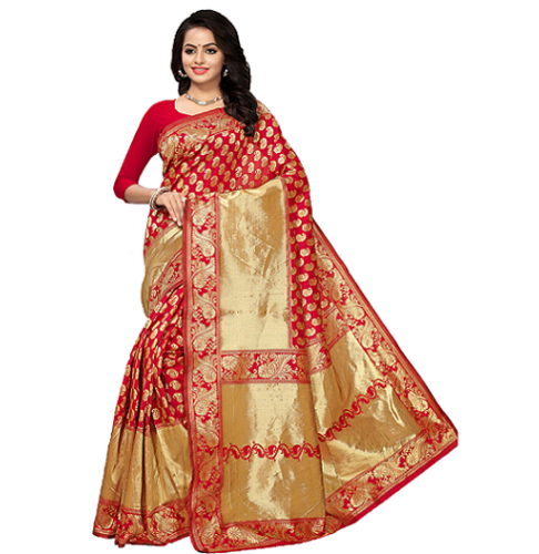 Red Silk Saree