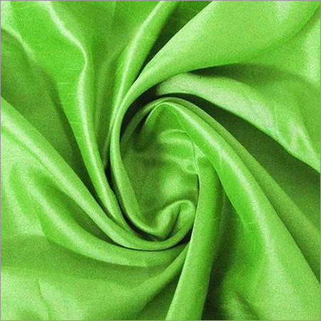 Quick Dry Green Taffeta Silk Fabric
