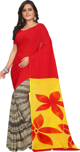 Georgette Printed Saree