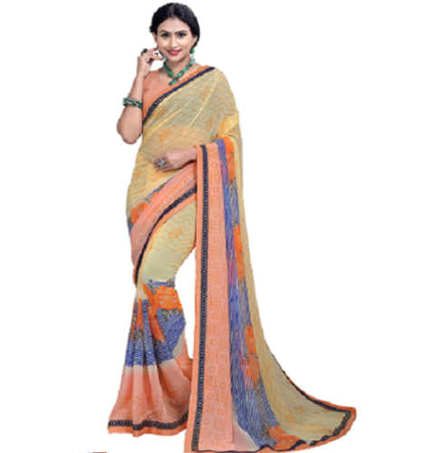 Yellow Daily Wear Saree