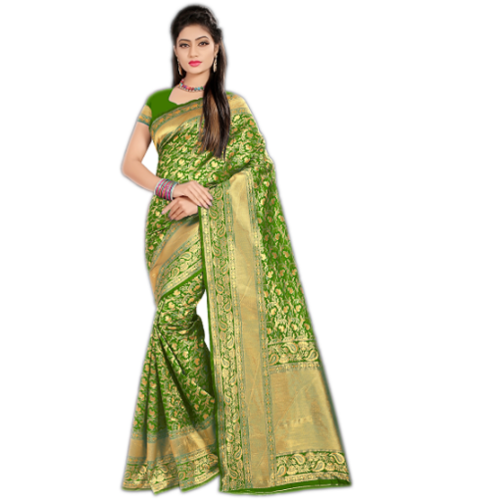 Green Handloom Silk Saree