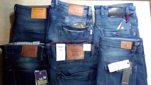 Men Customs Seized Jeans with bill for resale in India