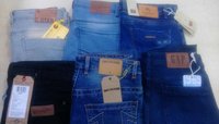 Men Customs Seized Jeans with bill for resale in India