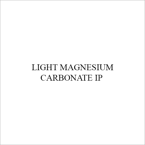 Light Magnesium Carbonate IP