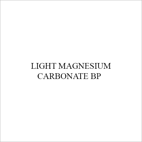 Light Magnesium Carbonate BP