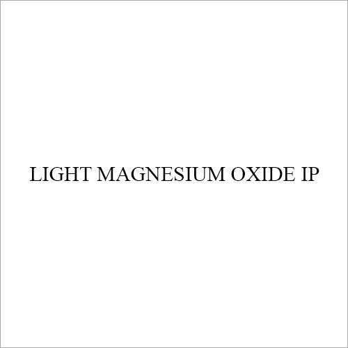 Light Magnesium Oxide IP