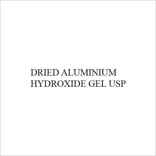 Dried Aluminum Hydroxide Gel