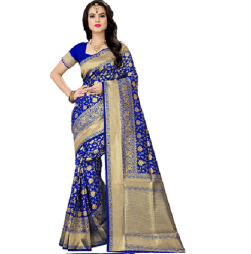Blue Silk Saree