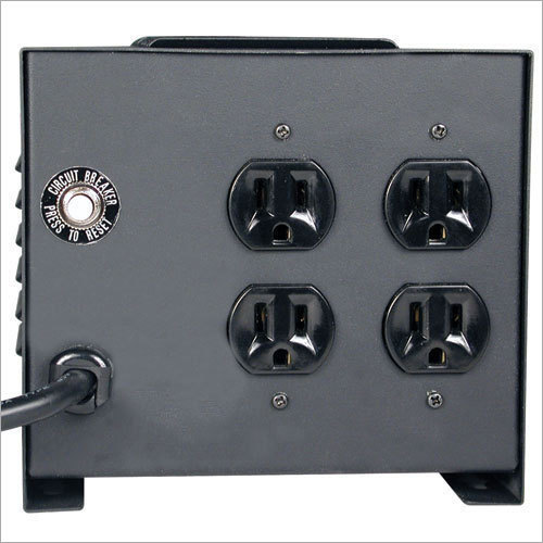 Power Conditioner - Steel, 10x10x5 Inches | 4 Outlets, Surge Protection 600 Joules, Enhanced Stability, Improved Power Quality, Noise Filtering, Voltage Regulation