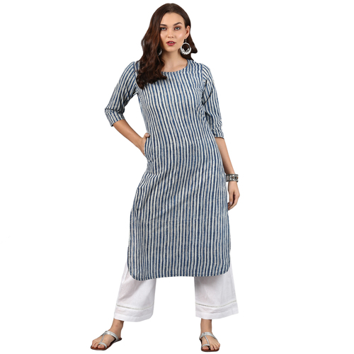 Ladies Cotton Kurta With Pant