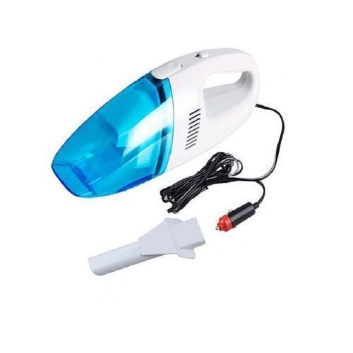 Car Vacuum Cleaner - 12V Power with 240 cm Cable | Multi-Color, Long Handle Attachment for Deep Cleaning, Includes Crevice Tool