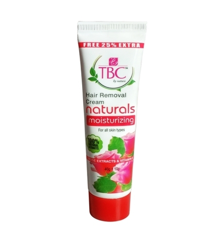 Naturals moisturizing rose hair removal cream