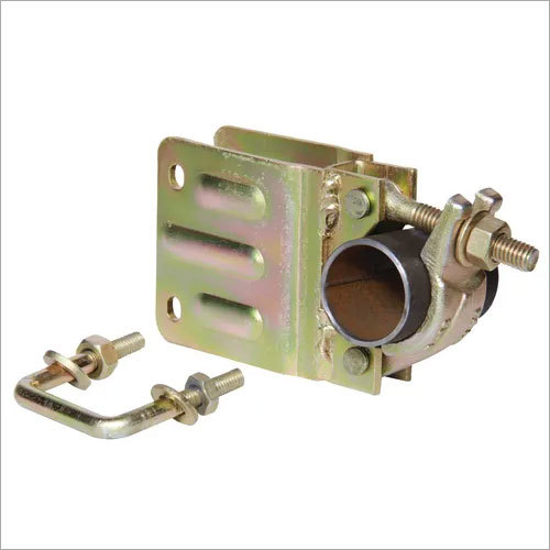 Scaffolding Ladder Clamp - Steel, 0.65-1.5 Kg, Hot Dipped Galvanized | Suitable for C Type Section Aluminium Ladder, Forged Technique