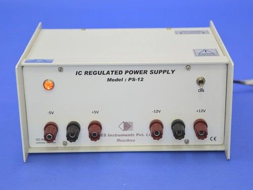 Ic Regulated Power Supply, Ps-12 Application: Laboratory Experiment