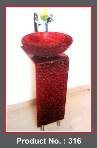 Red Glass L Bend Full Set