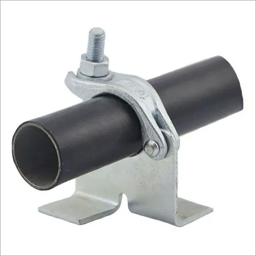 Board Retaining Coupler - Steel, Customizable Dimensions, Electric Galvanized Finish | Ideal for Structure Pipe Systems, Includes Collar Plank