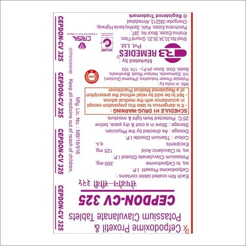 Potassium Clavulanate Tablet