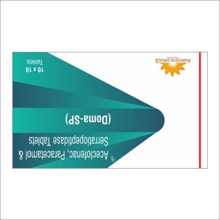 Aceclofenac Serratiopeptidase Tablet