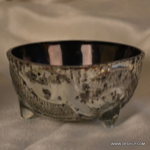 Brown Decor & Antique Glass Bowl