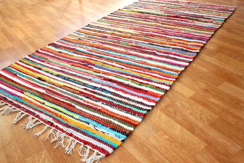 Water Absorbency Multi Chindi Rag Rug