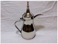 Silvber Brass Arabic Dallah Coffee Pot