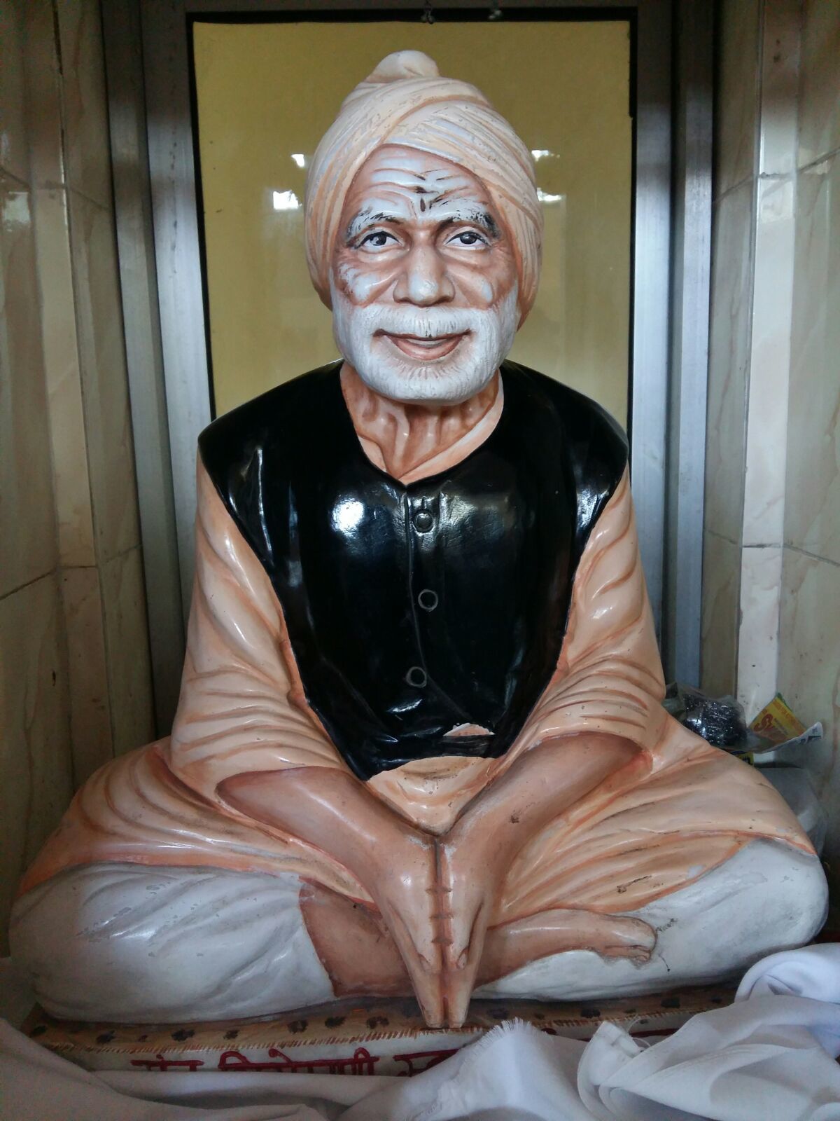 Marble Old Man Statue