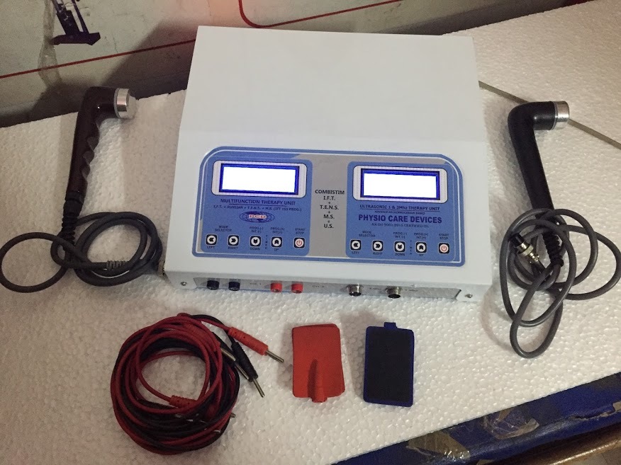 ELECTROTHERAPY CUM ULTRASOUND 1& 3 MHZ COMBINATION THERAPY