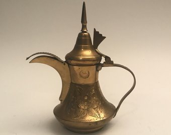 Brass Dallah Tea Pot