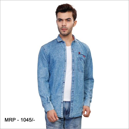 Shirts - Denim Fabric, Sizes S-XXL | Washable, Designed for Boys, Perfect for Winter, Plain Style Tailored for Comfort