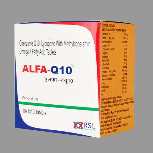 Q10 Coenzyme Tablet General Medicines