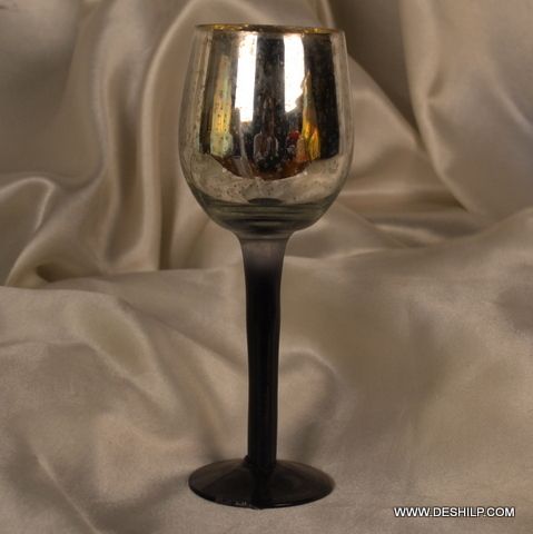 GLASS PILLAR CANDLE HOLDER