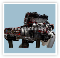  Engine Assembly with Clutch & Gear Box