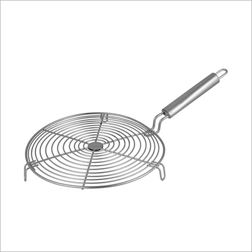 Silver Stainless Steel Wire Roaster Grill Medium