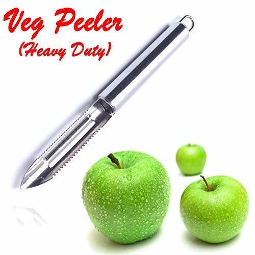 Cuser's Stainless Steel Vegetable or Fruit Universal Peeler With Oval Tube Round Grip Handle