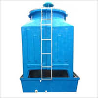 Square Cooling Tower - Color: Blue