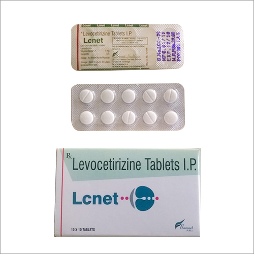 Levocetirizine Tablets IP - 5mg, White Round 5mm | Allergy Relief, Histamine Blocker, Fast Acting, Safe