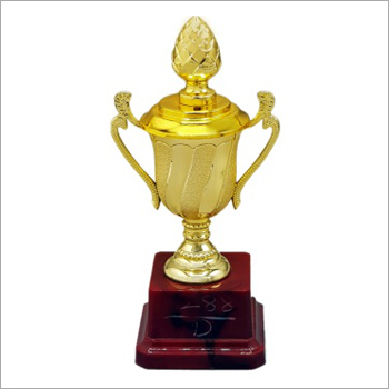 Round Gold Trophy