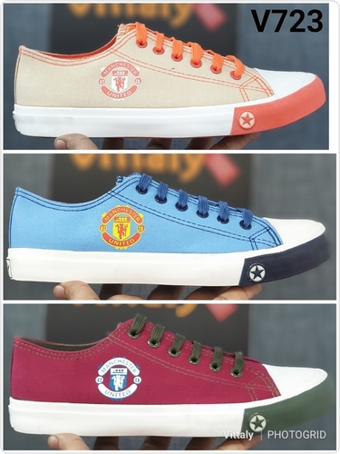 Play Canvas Shoes - Cotton Upper, EVA Insole, TPR Outsole, Size 40-45 | Washable Design, Cotton Fabric Lining for Comfort