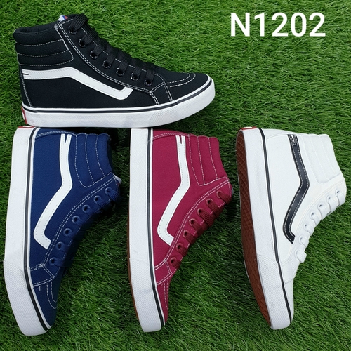 Ladies Ankle Canvas Shoes - Canvas Upper, EVA Insole, Cotton Fabric Lining, TPR Outsole, Size 35-40 | Versatile Footwear for Everyday Style