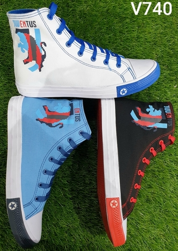 Gents Canvas Shoes - Cotton Fabric - Size 40-45 | Casual Style, Comfortable EVA Insole, Durable TPR Outsole