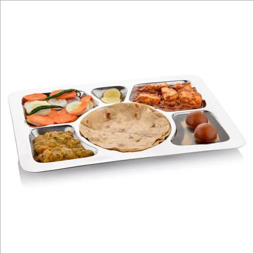 Square Compartment Divided Dinner Plate