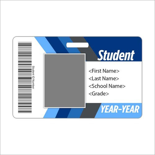 Plastic Barcode ID Card