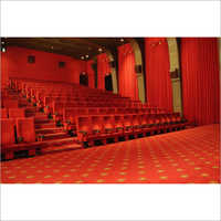 Theater Carpet - Acrylic Material, Customizable Sizes & Shapes, Printed Design | Easy To Clean, Quick Drying, Enhances Sound Absorption