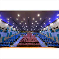 Polished Theater Push Back Slider Chair
