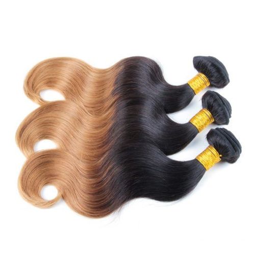 Blonde Black Ombre Body Wave Weave