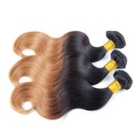 Blonde Black Ombre Body Wave Weave