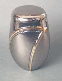 Ivory White Metal Urn